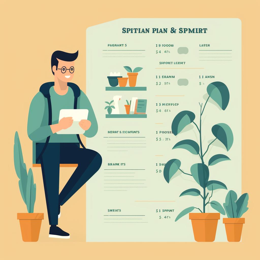 A list of different student loan payment plan options